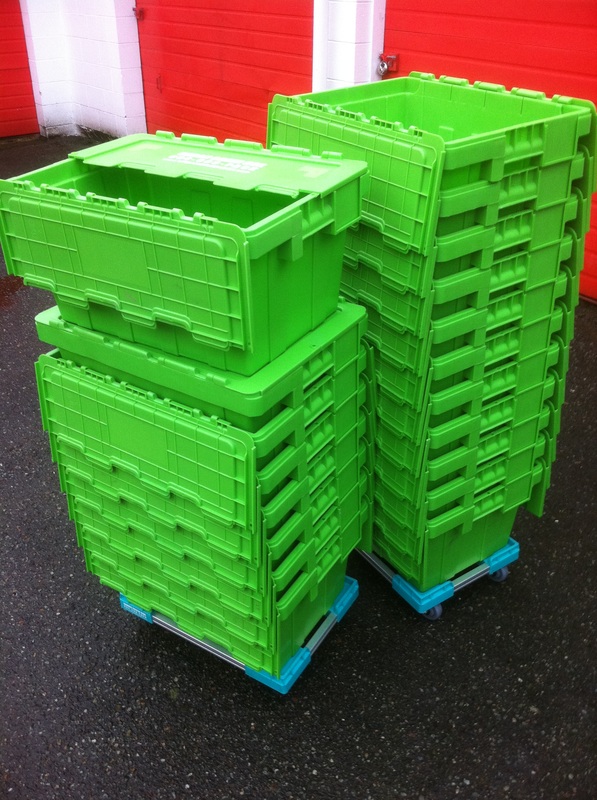 Rent Eco-Friendly Plastic Moving Boxes, Bins & Crates